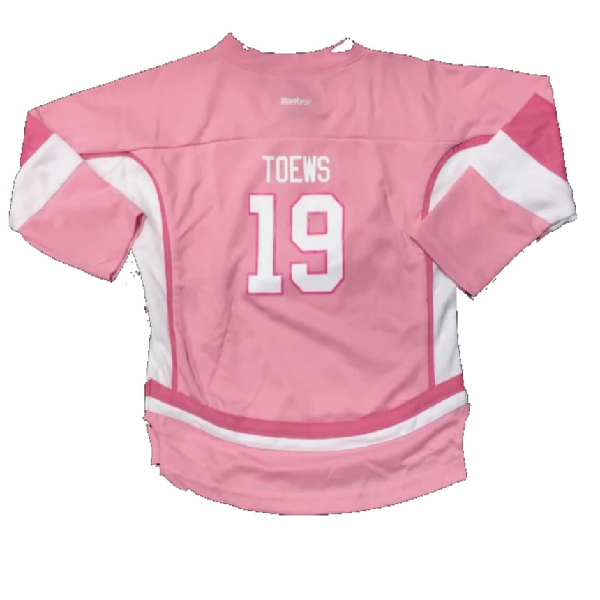 Chicago Blackhawks CHILD Jonathan Toews Pink Replica Player Jersey